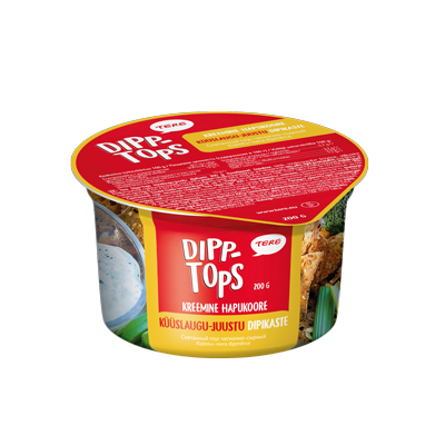 Tere Dipp-Tops küüslaugu-juustu dipikaste 