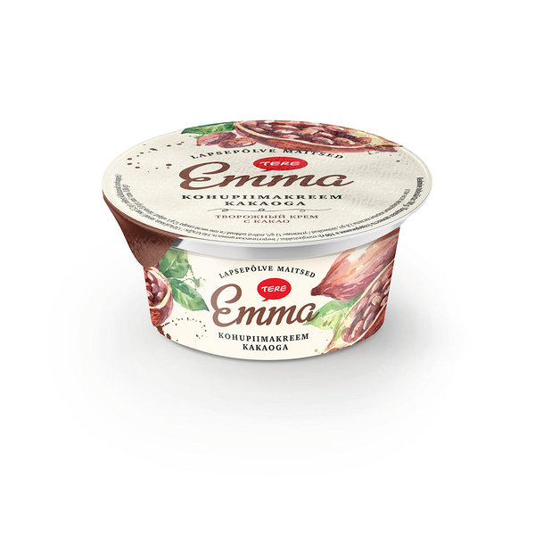 Emma curd cream with cocoa 