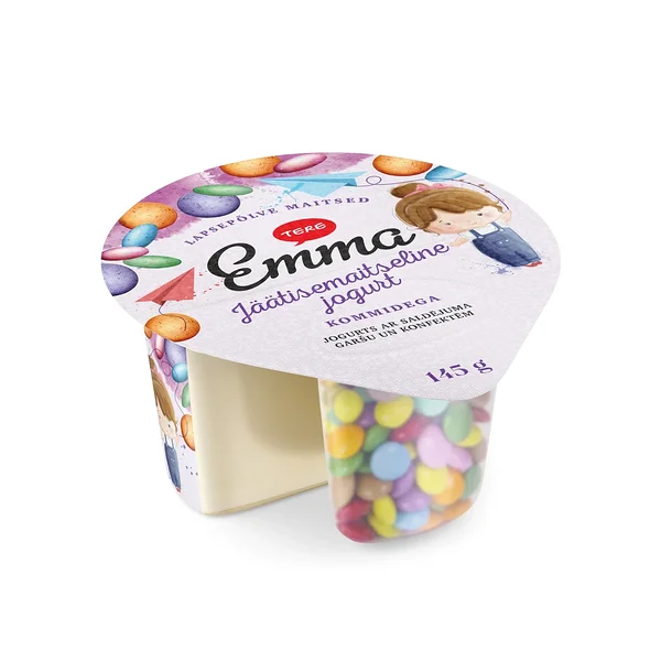 Emma jogurts ar saldējuma garšu un konfektēm 
