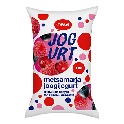 Питьевой йогурт с лесными ягодами „Tere“ 