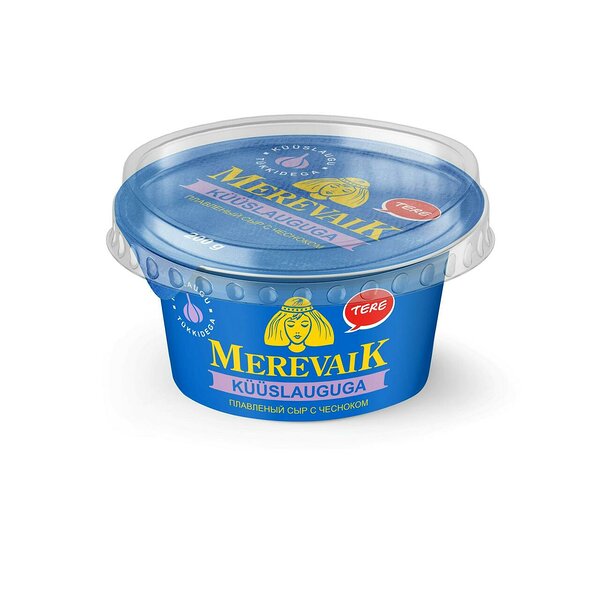 Плавленый сыр с  чесноком „Merevaik
