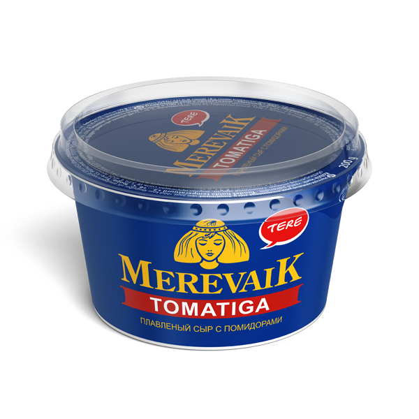 Merevaik processed cheese with tomato 