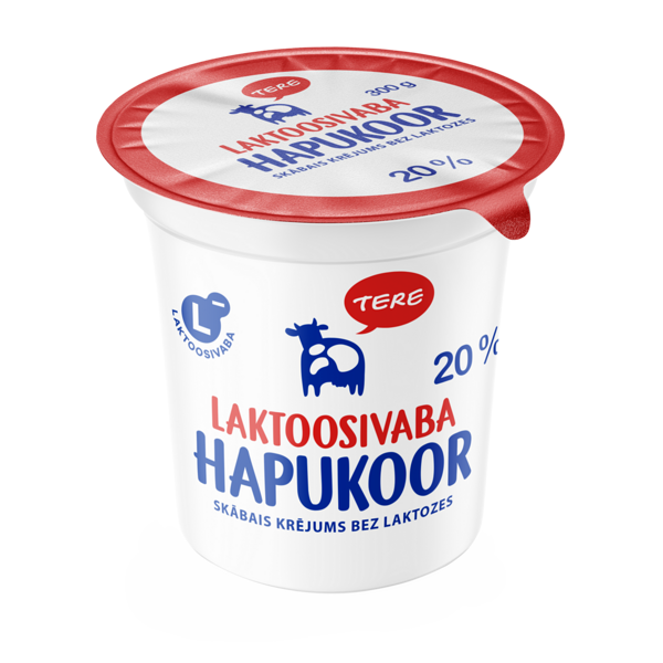 Tere hapukoor . Laktoosivaba