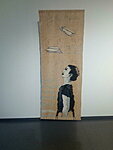 Marilyn Piirsalu. Messages. Tapestry woven with railreed