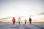 Family Photoshoot in Rovaniemi Lapland Finland