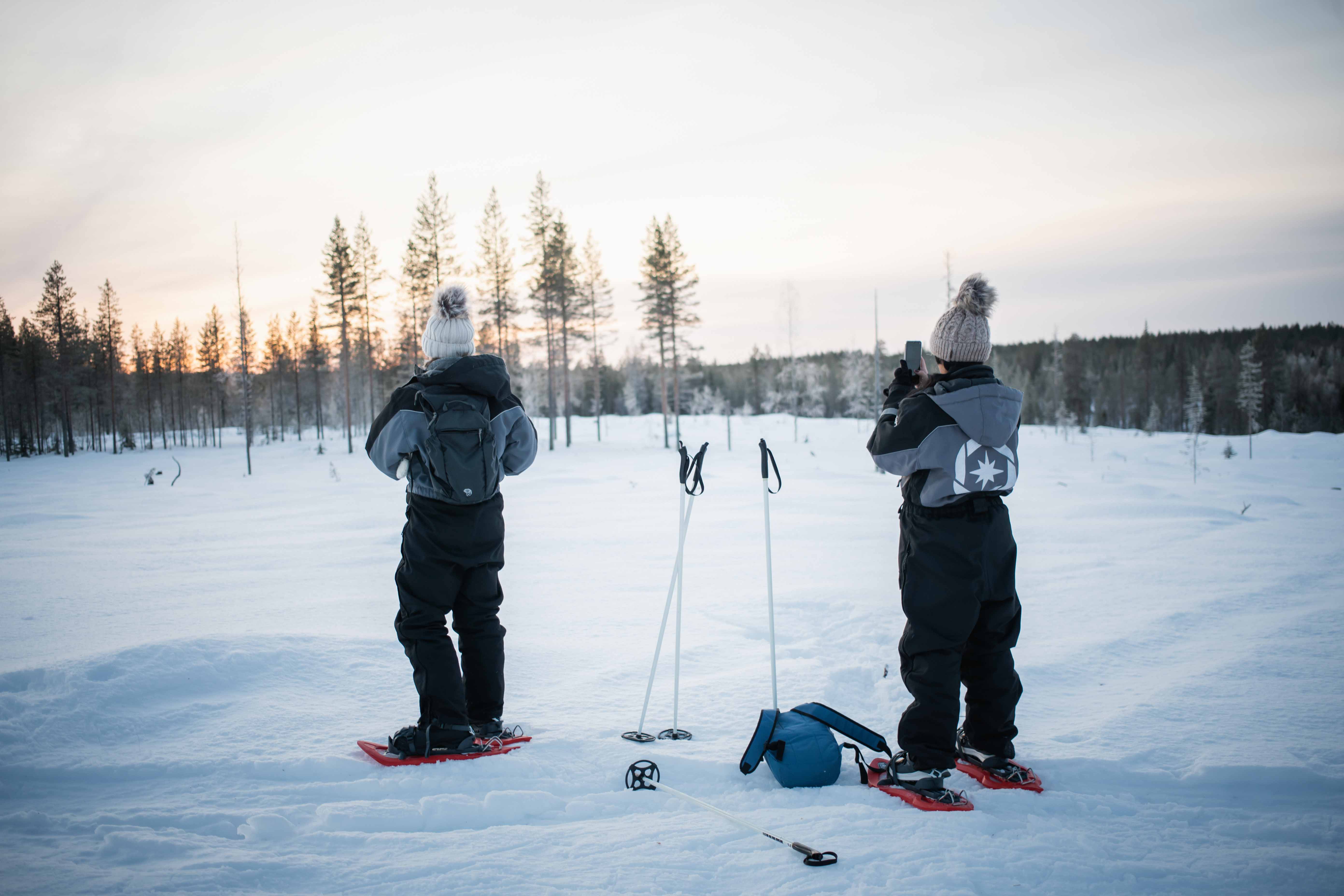 Wilderness snowshoe adventure - Beyond Arctic Rovaniemi