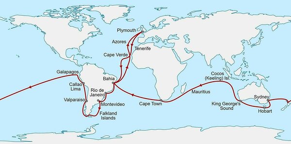 Darwini laeva Beagle teekond