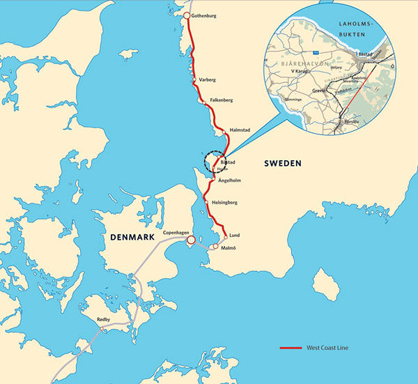 Tunnel on oluline lüli Lääne-Rootsis Göteborgi ja Lundi vahel (globalrailwayreview.com).