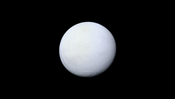 Kauges minevikus võis Maa välja näha samasugune nagu tänapäeval Saturni kaaslane Enceladus. Foto: NASA/JPL-Caltech/Space Science Institute