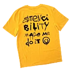 Stencibility tanavakunsti festival kollane 1