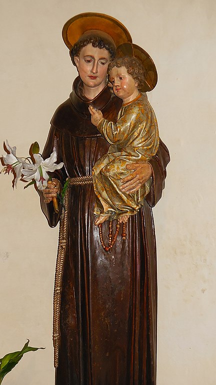 Jakob Gschiel, "Püha Antonius Jeesuslapsukesega" (1880)