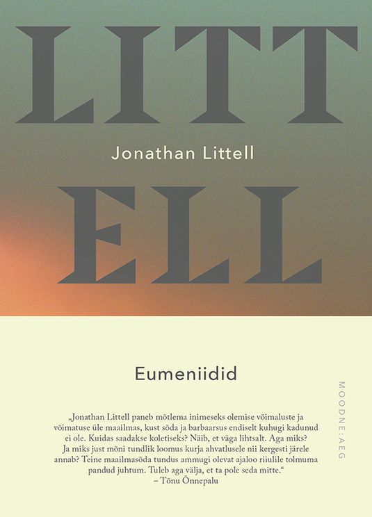 Jonathan Littell "Eumeniidid"