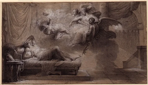 Pildil: Louis Lafitte, Oreste poursuivi par les Furies, 1790.