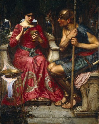 Pildil: John William Waterhouse, Jason ja Medeia, 1907 (Wikimedia Commons).