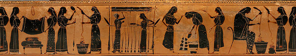 Foto: Mustafiguuriline vaasimaal. U 550-530 eKr. Metropolitani muusuem.
