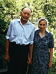 Martin Koppas koos abikaasaga Zapolje külas