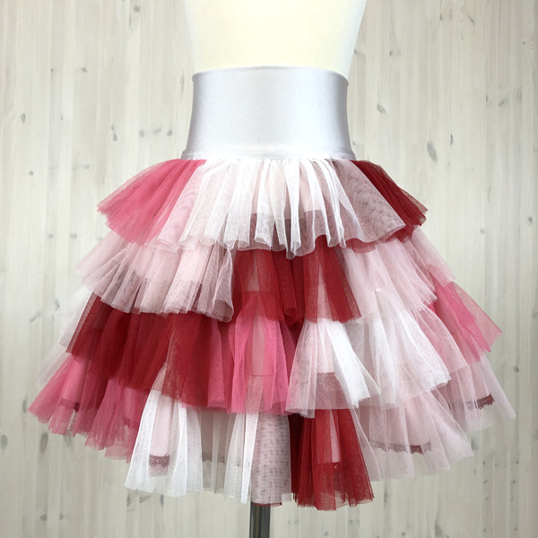 Satsiseelik natuke roosa ruffle skirt a little bit pink1