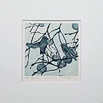 Õuntega, söövitus, 23x23cm, 65€