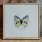 Päevapaabusilm, kuivnõel, 28x28cm, 110€
