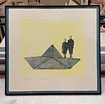 Tagasitulek, segatehnika, 41x38cm, 250€