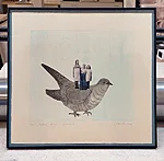 Teekond käoga, segatehnika, 41x38cm, 250€