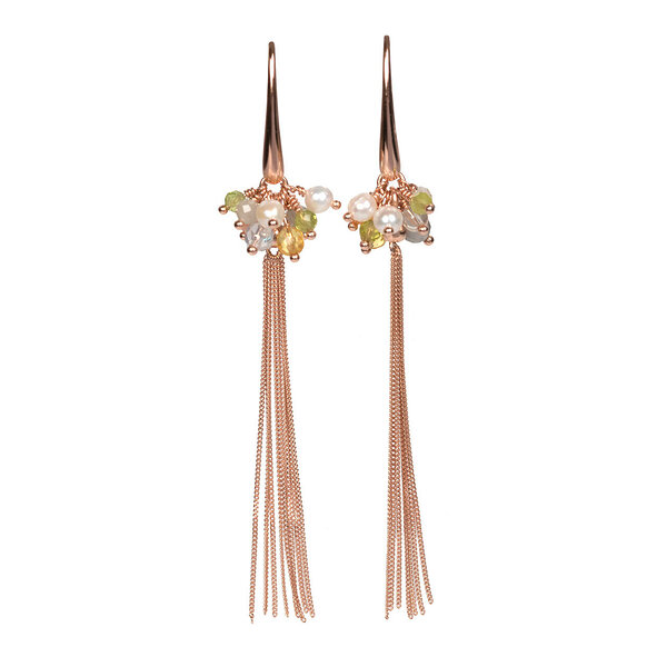 Cherie rose golden tassel