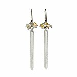 Cherie tassel rose silver