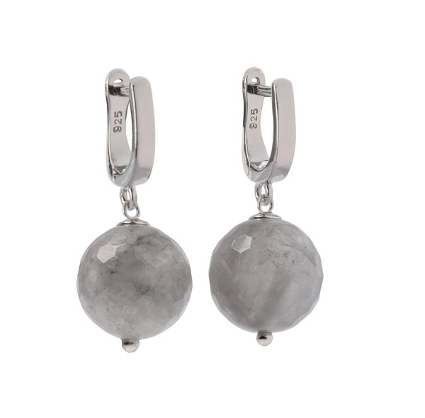 earrings Mya cloudy quartz MyaMoon