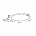 Pearl bracelet silver myamoon