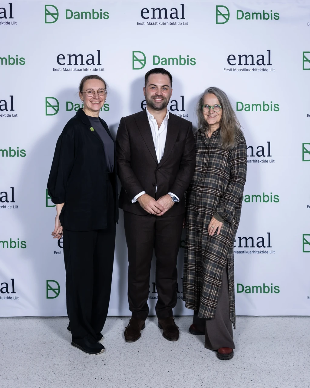 Maarja Gustavson (EMAL), Kevin Tülp (Dambis), Helena Gutmane (ALPS Arhitektuuribüroo)