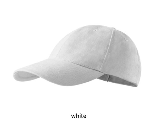 6P klassikaline valge nokamüts