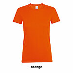 REGENT W klassikaline, soodne ja mugav naiste t-särk, oranž