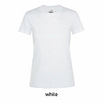 REGENT W klassikaline, soodne ja mugav naiste t-särk, valge