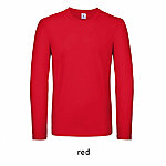 E150 LS pikkade varrukatega meeste / unisex särk, punane