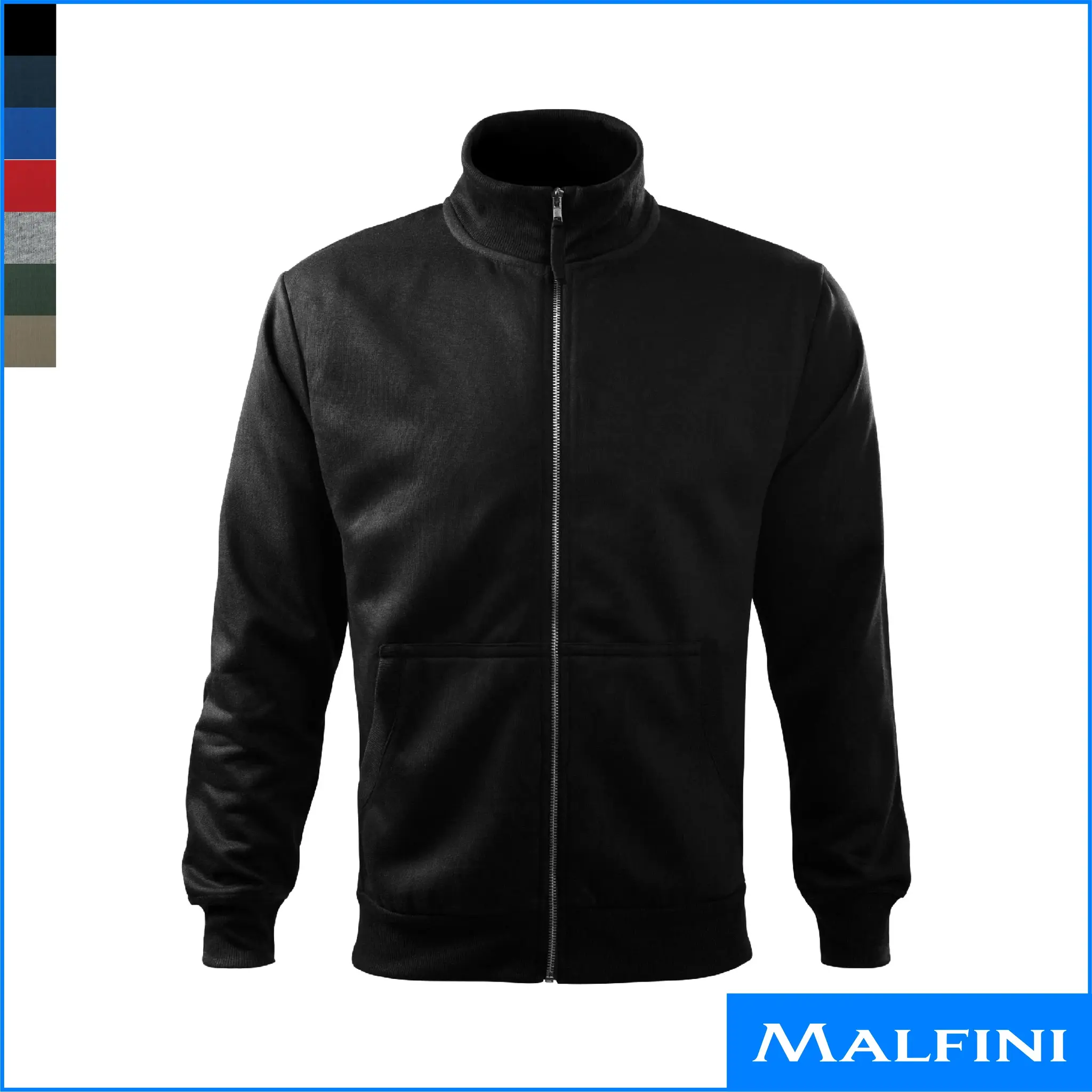 ADVENTURE kõrge kaelus ja lukuga pusa meestele