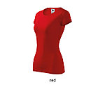GLANCE mugav elastaaniga naiste punane t-särk