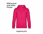 KING HOODED pehme kapuutsiga erkroosa pusa