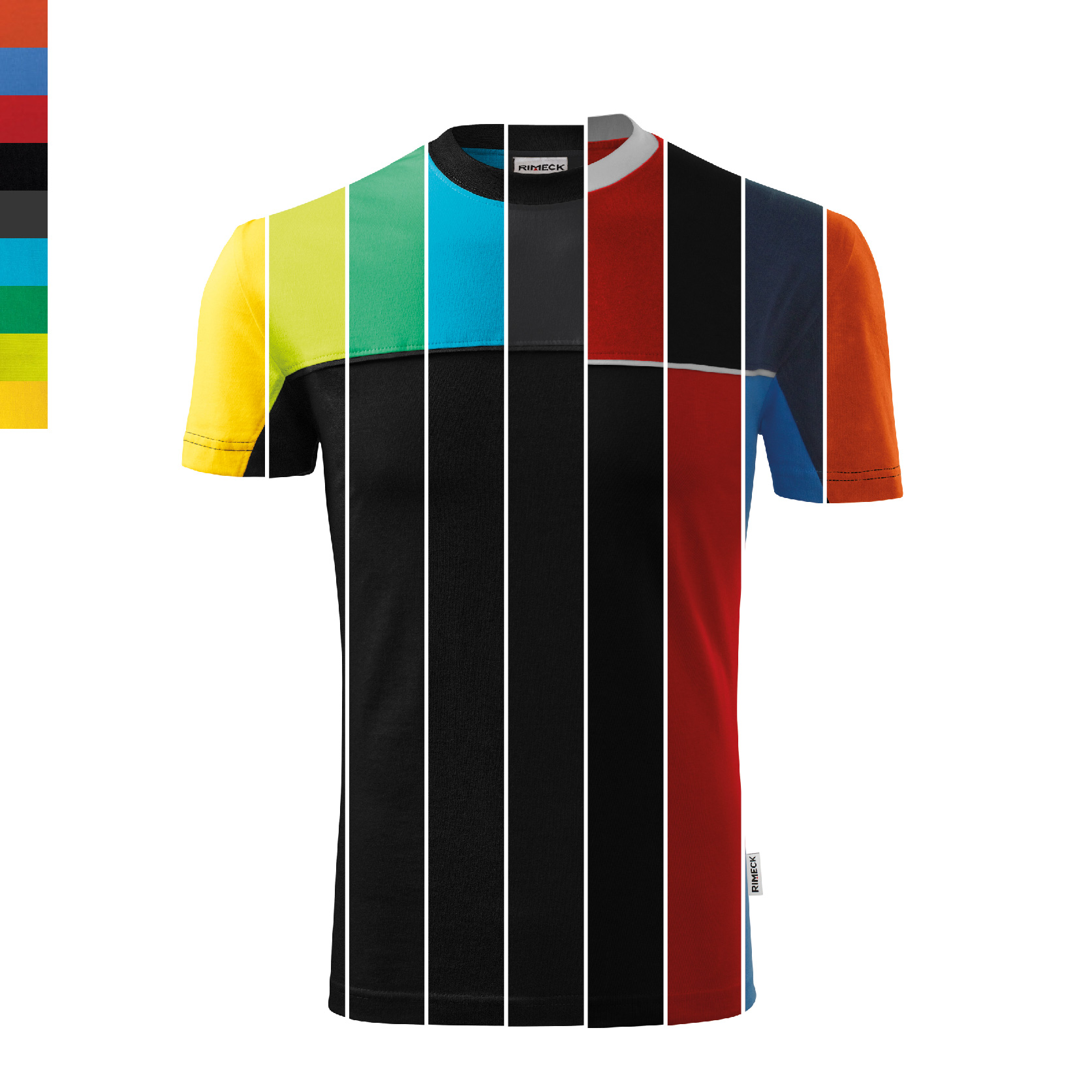 COLORMIX unisex mitmevärviline t-särk