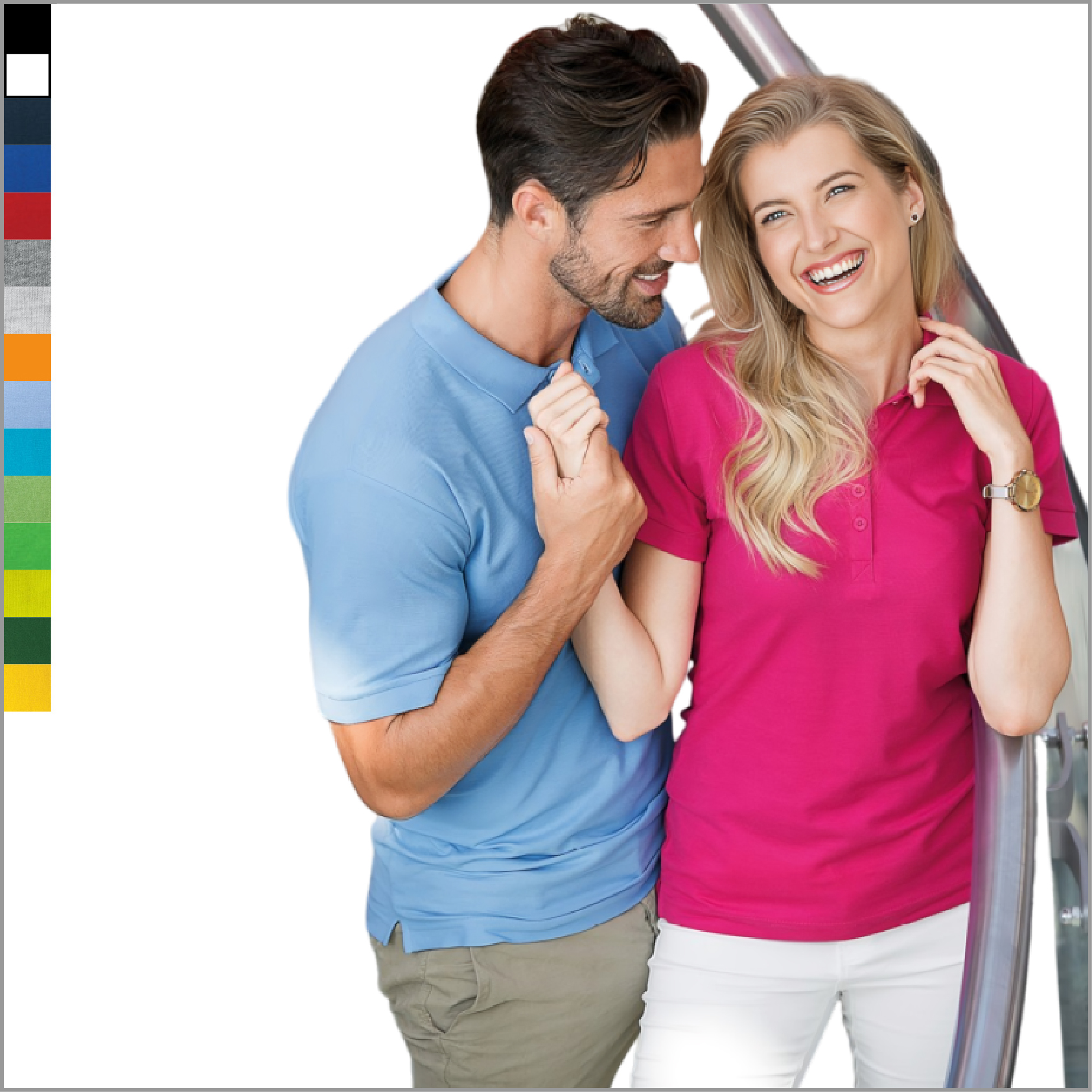 COTTON puuvillane polo meestele
