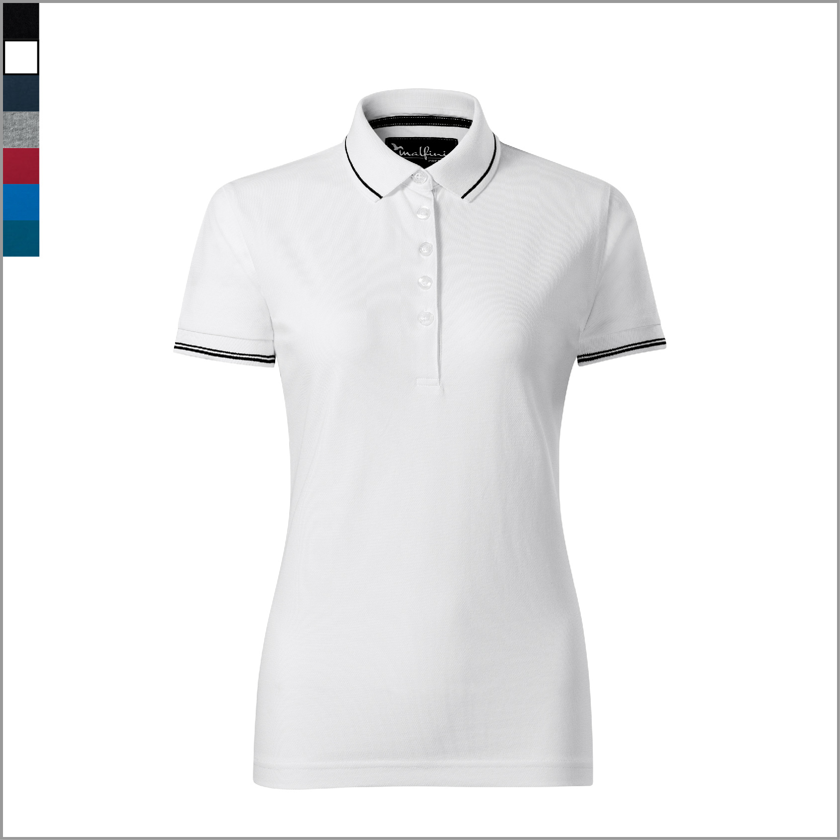 PERFECTION PLAIN W naiste puuvill-elastaan polo