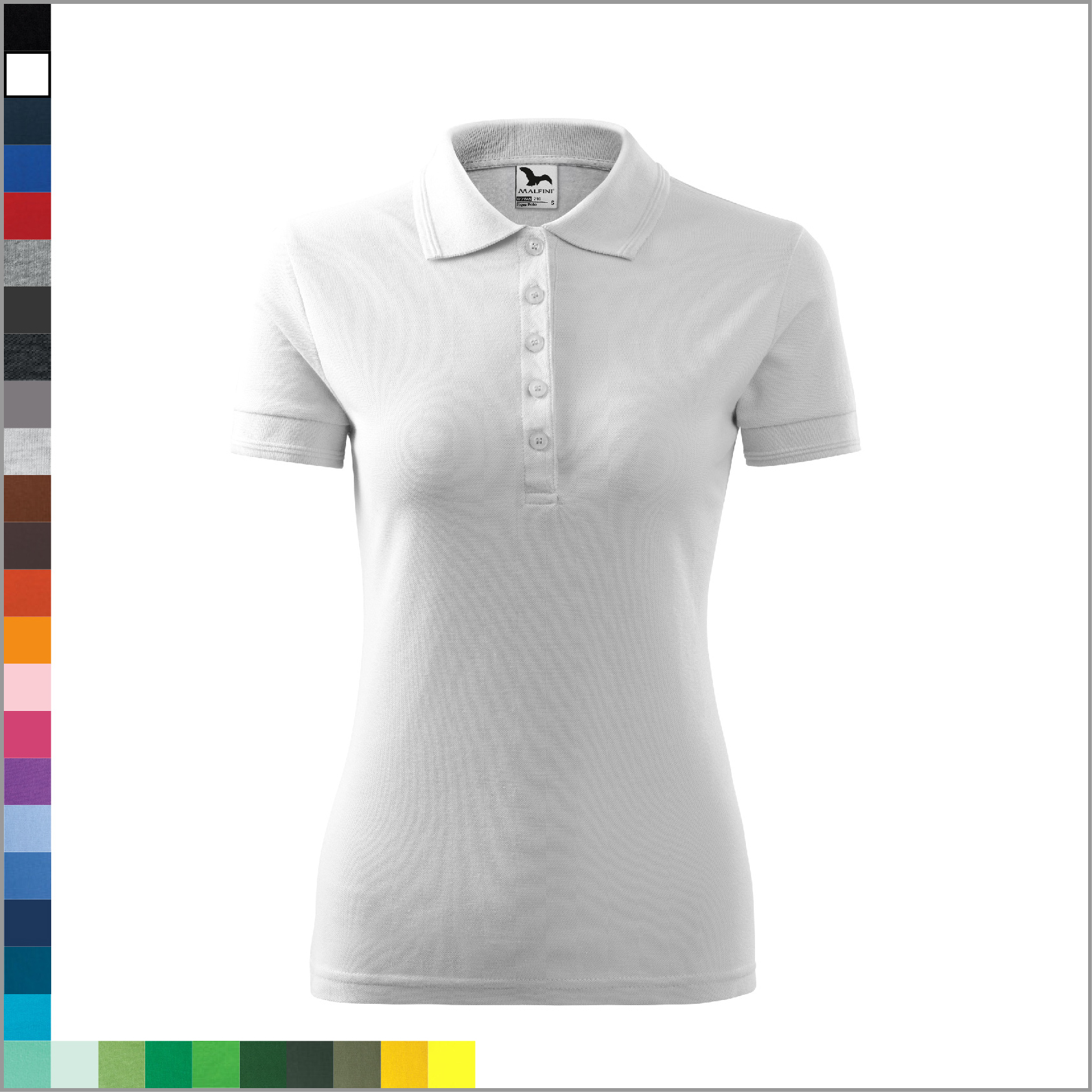 PIQUE W naiste puuvill-polüester polo