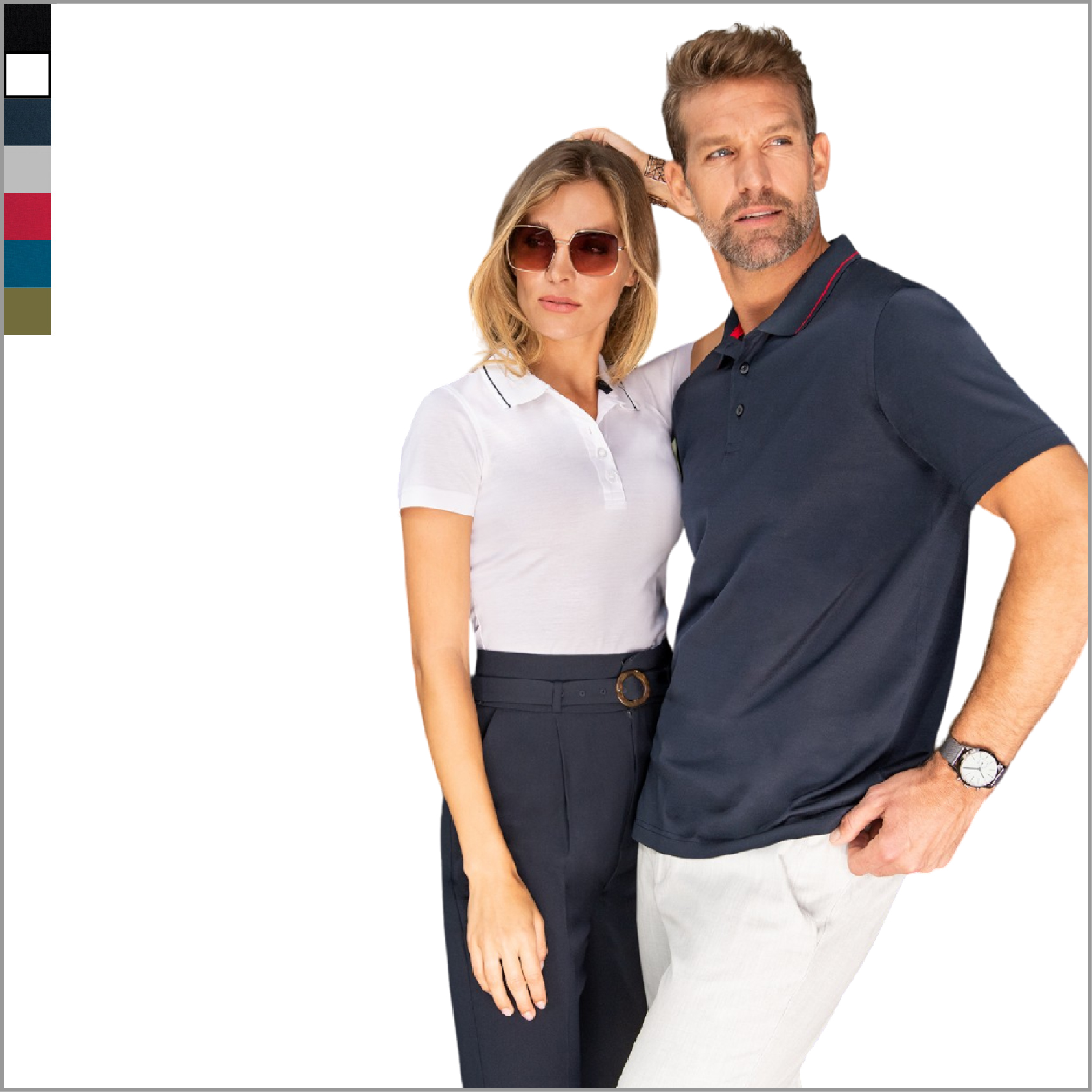 GRAND meeste polo merseriseeritud puuvillast