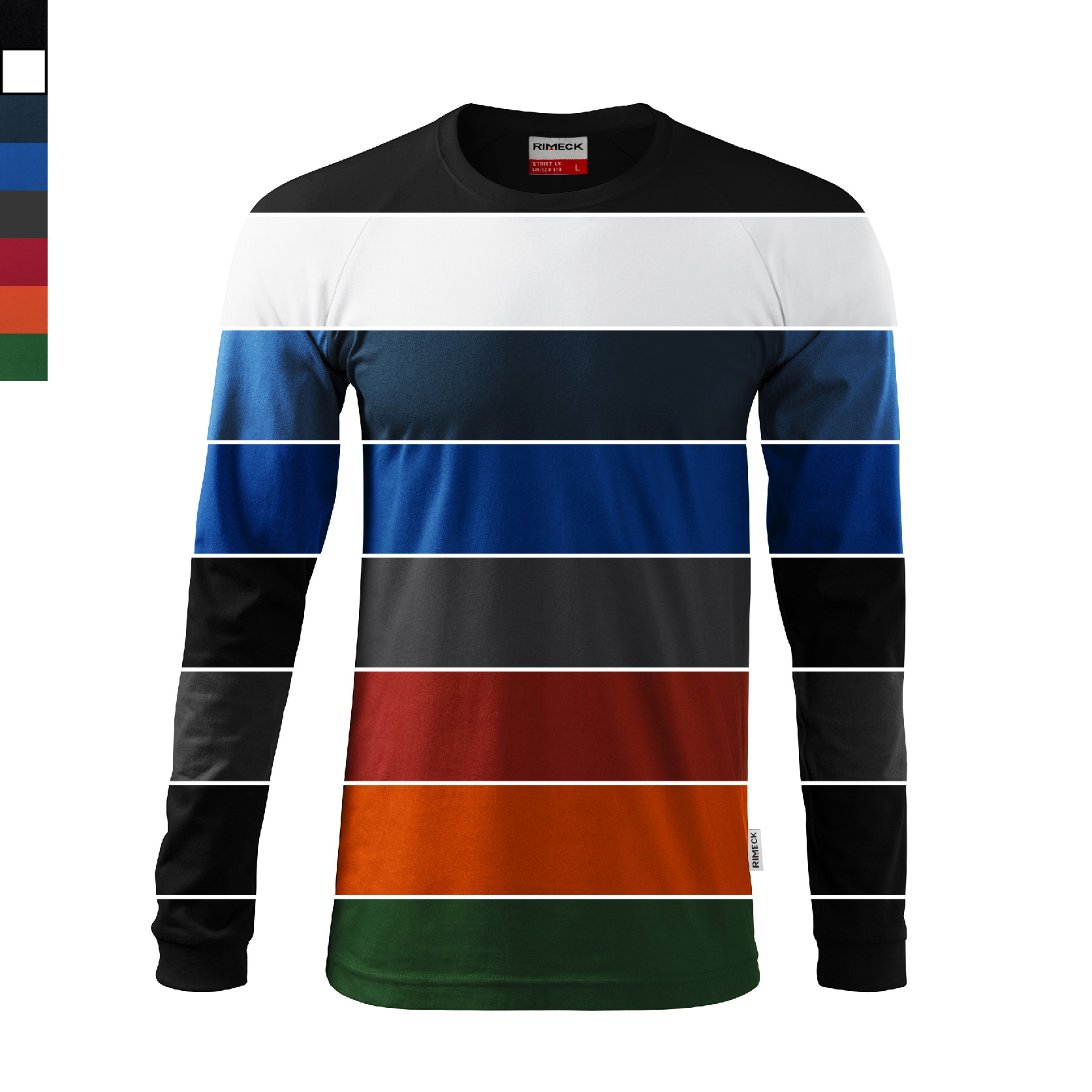  STREET LS mitmevärviline pikkade varrukatega särk