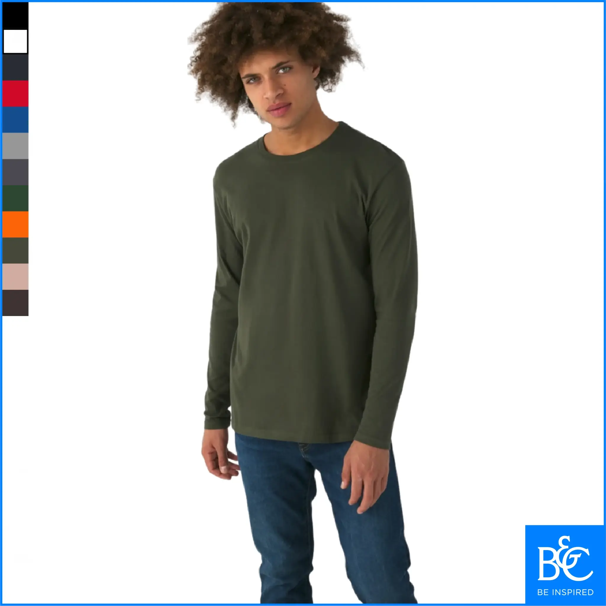 E150 LS pikkade varrukatega meeste / unisex särk