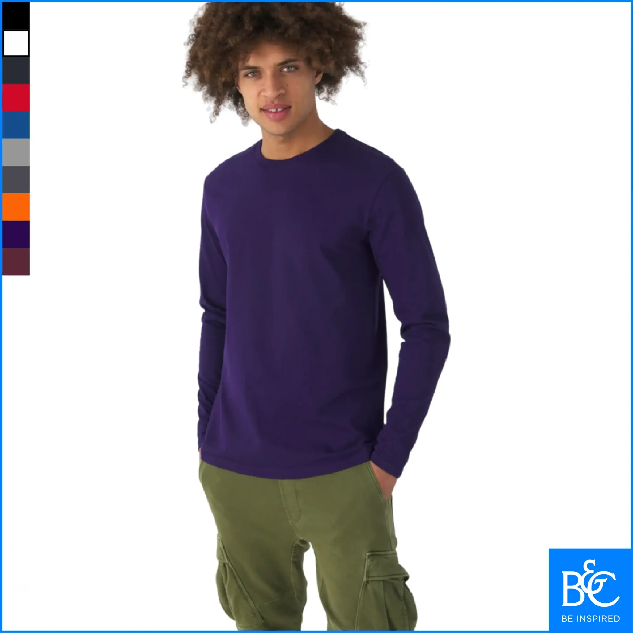 E190 LS pikkade varrukatega meeste / unisex särk