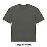 NS332 orgaanilisest puuvillast oversized unisex särk: khaki