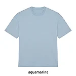 NS332 orgaanilisest puuvillast oversized unisex särk: helesinine