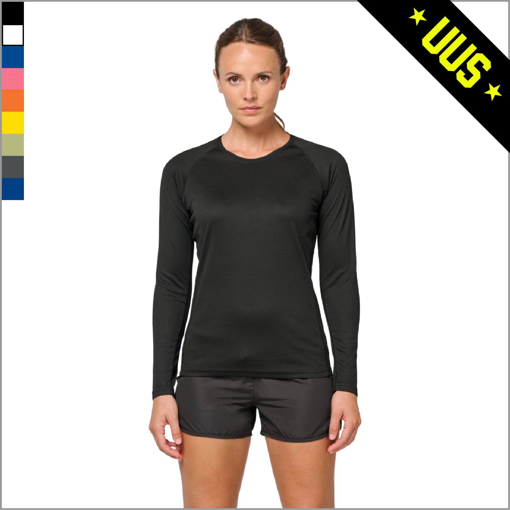 PA444 pikkade varrukatega naiste spordisärk