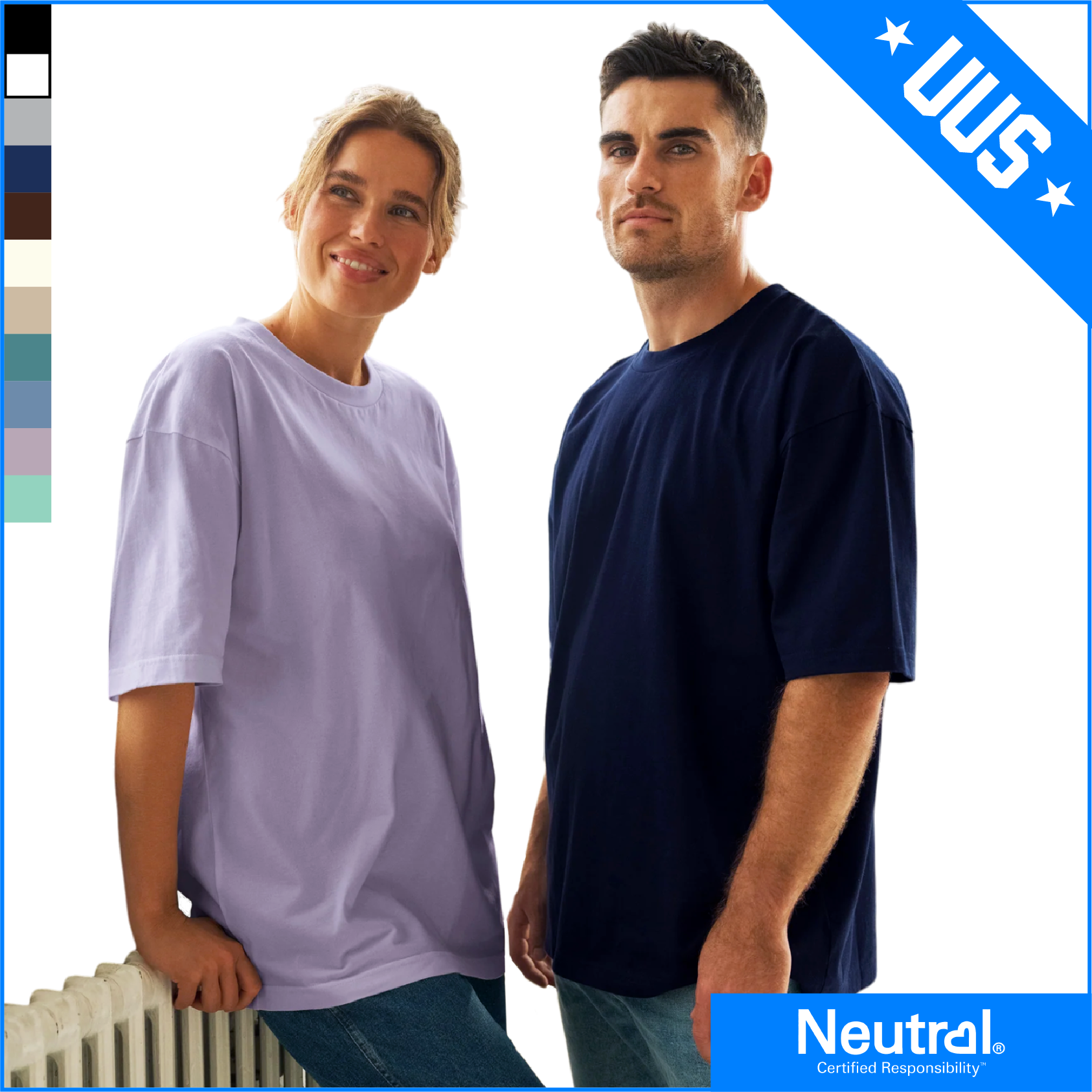 T60011 oversized unisex t-särk