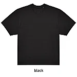 E220 OVERSIZED oversized unisex t-särk: black